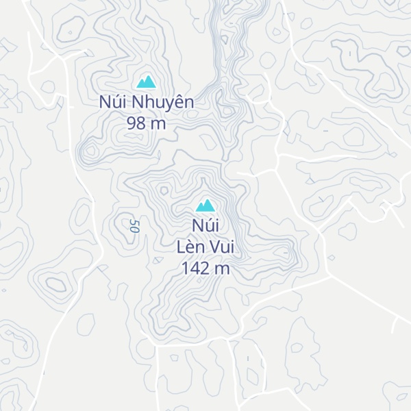 Map of Núi Lèn Vui
