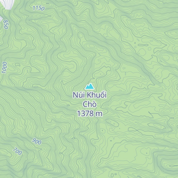 Map of Chaîne Sông Gam