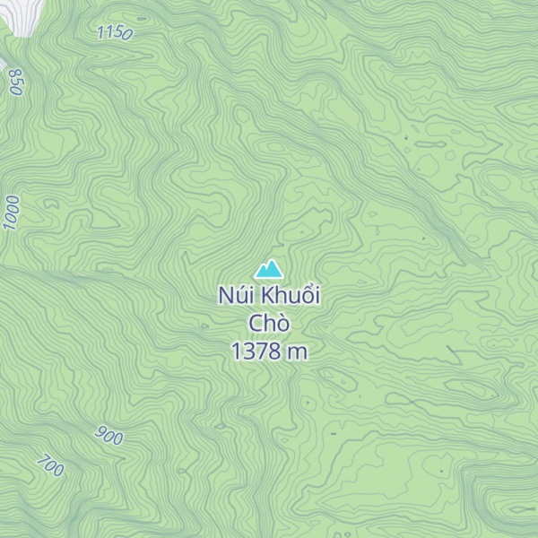 Map of Núi Khuổi Chò