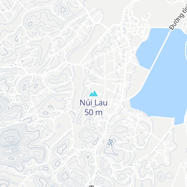 Map of Núi Lau