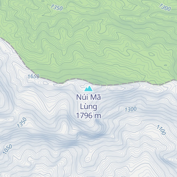 Map of Núi Mã Lùng