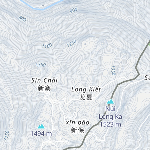 Map of Hòu Lóngshān
