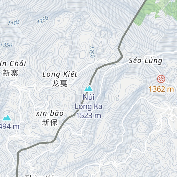 Map of Núi Long Ka