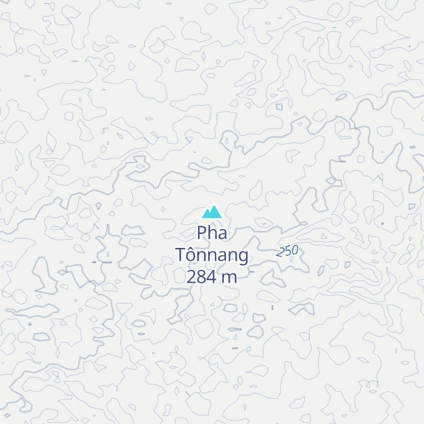 Map of Pha Tônnang