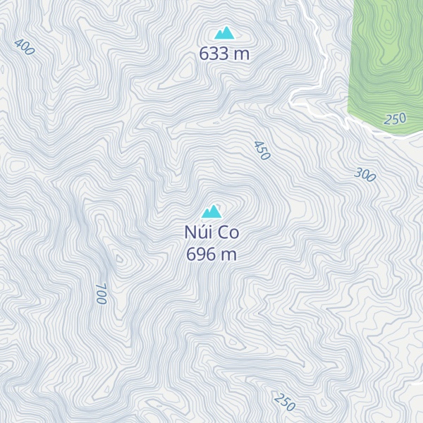 Map of Núi Co