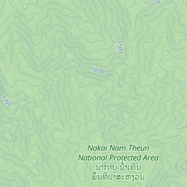 Map of Phou Kèndouon