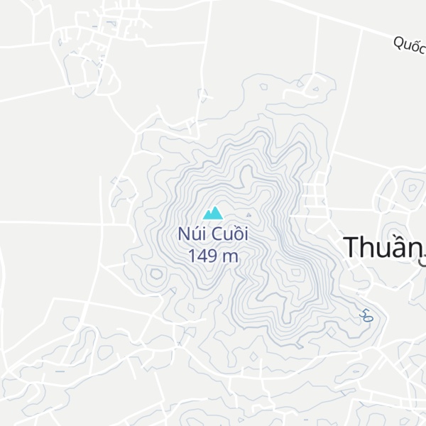 Map of Núi Cuồi