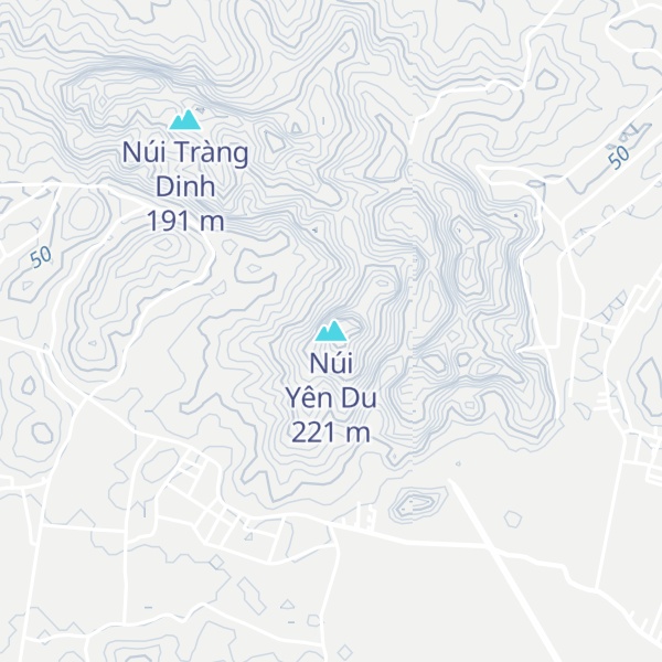 Map of Núi Yên Du