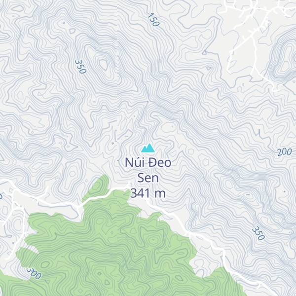 Map of Núi Đeo Sen