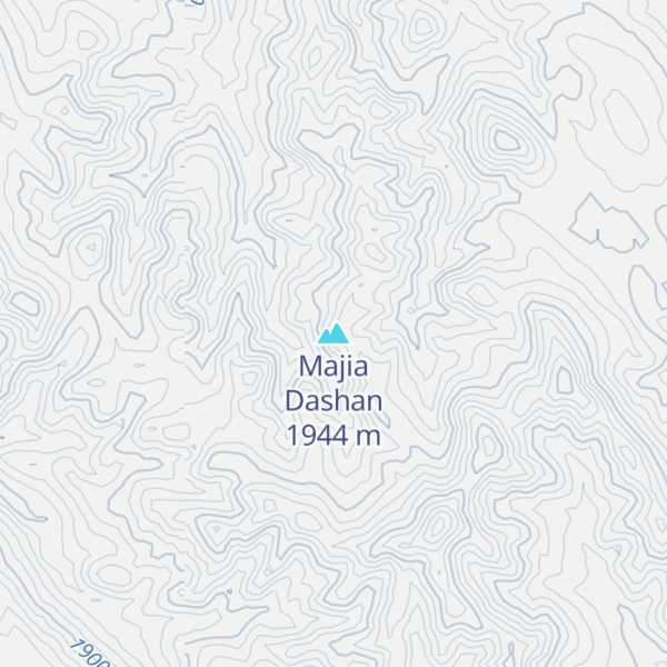Map of Majia Dashan