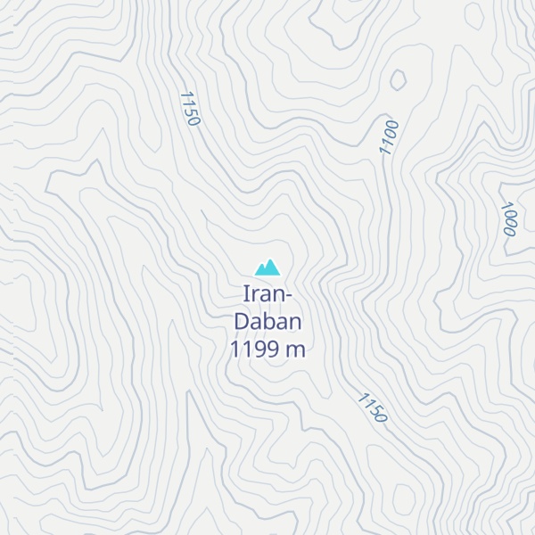 Map of Iran-Daban