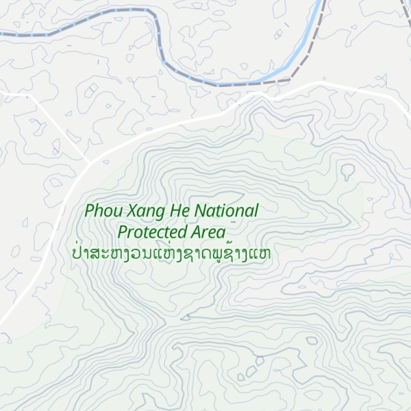 Map of Phou Xexong
