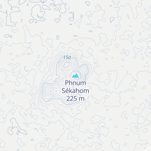Map of Phnum Sékahom