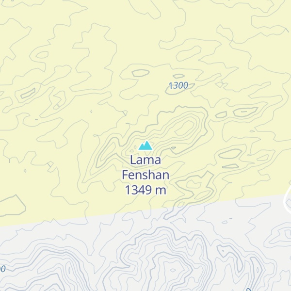 Map of Lama Fenshan