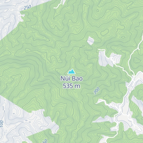 Map of Núi Bao