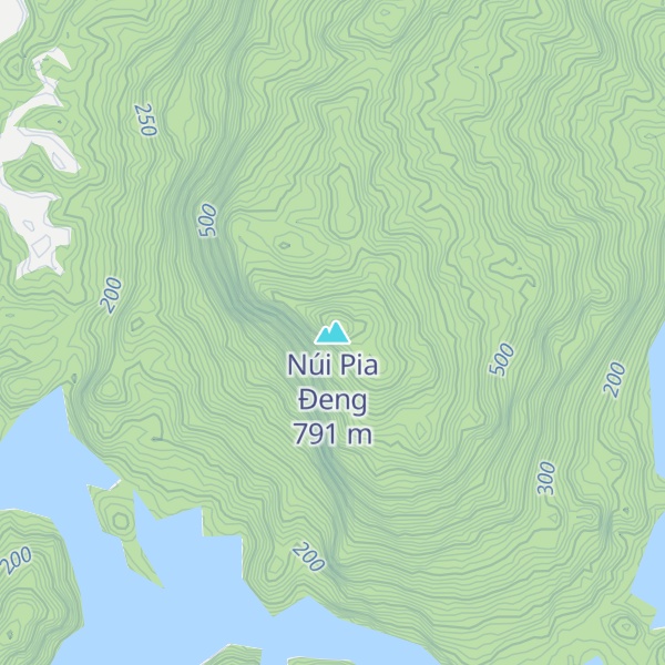 Map of Núi Pia Đeng