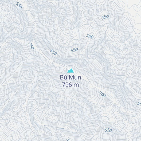 Map of Bù Mun