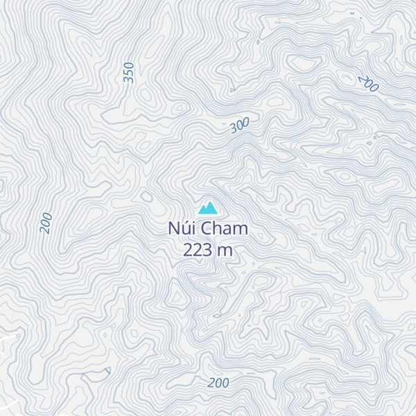 Map of Núi Cham