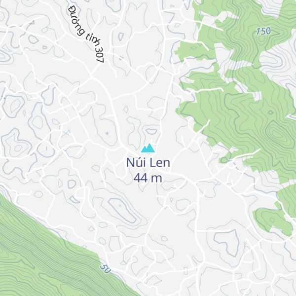 Map of Núi Len