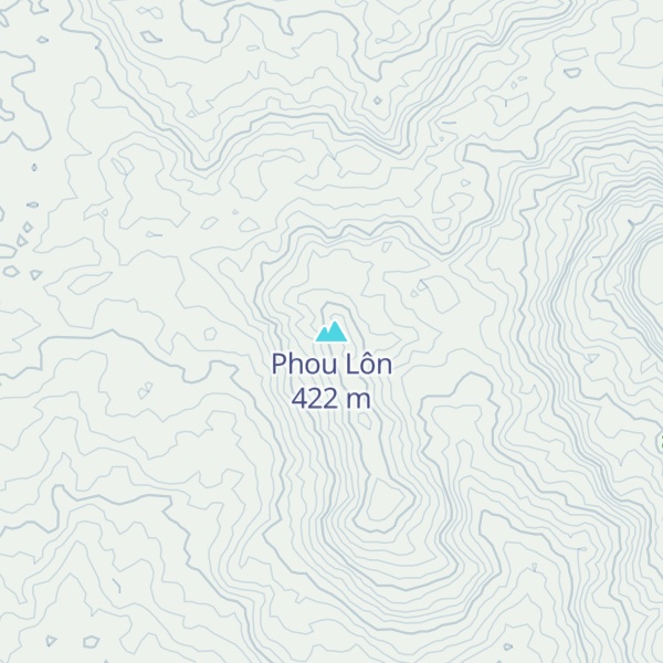 Map of Phou Lôn