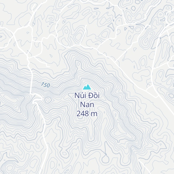 Map of Núi Đồi Nan