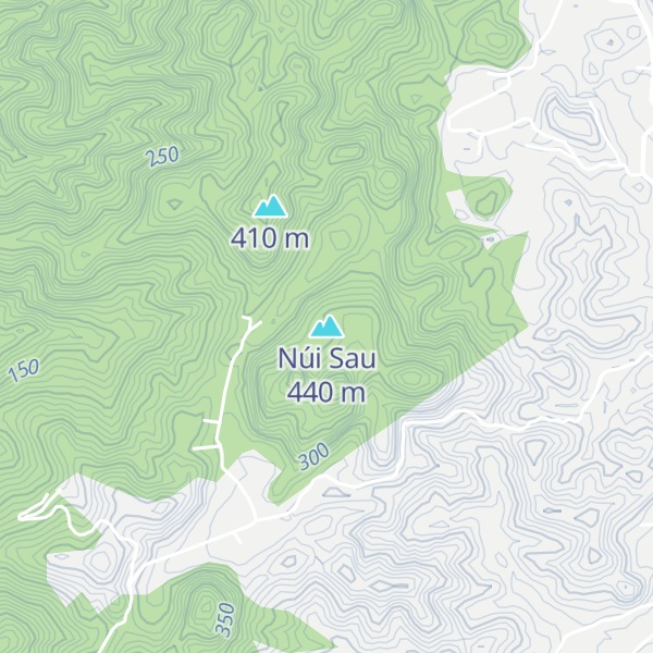 Map of Núi Sau