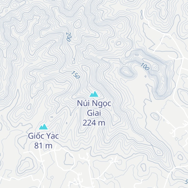 Map of Núi Ngọc Giai