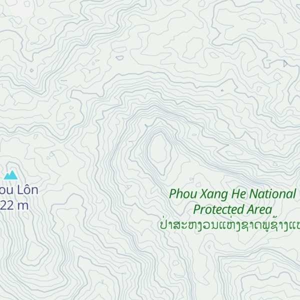 Map of Phou Chako