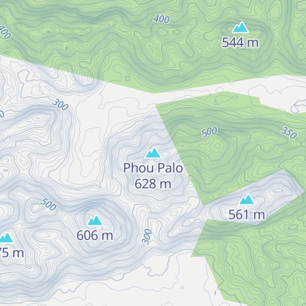 Map of Phou Palo