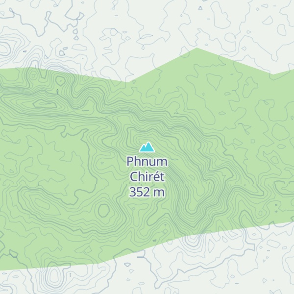 Map of Phnum Chirét