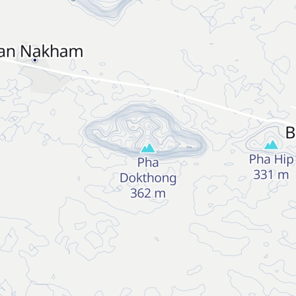 Map of Pha Dokthong