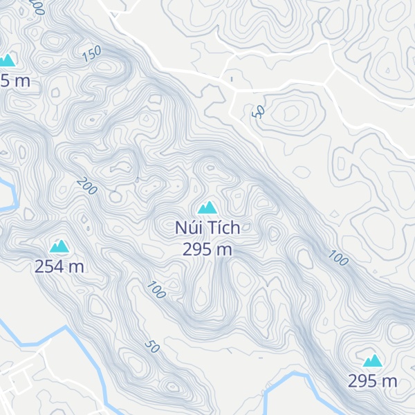 Map of Núi Tích