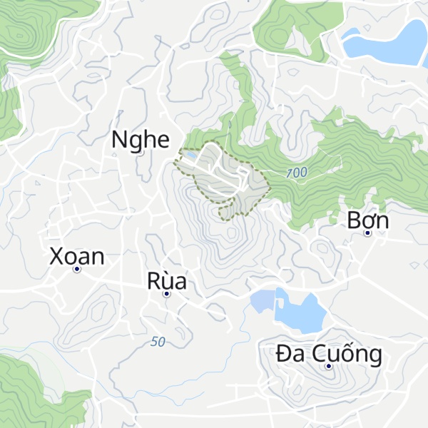 Map of Đồi Trốn