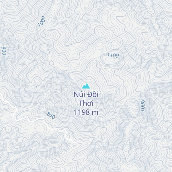 Map of Núi Đồi Thơi