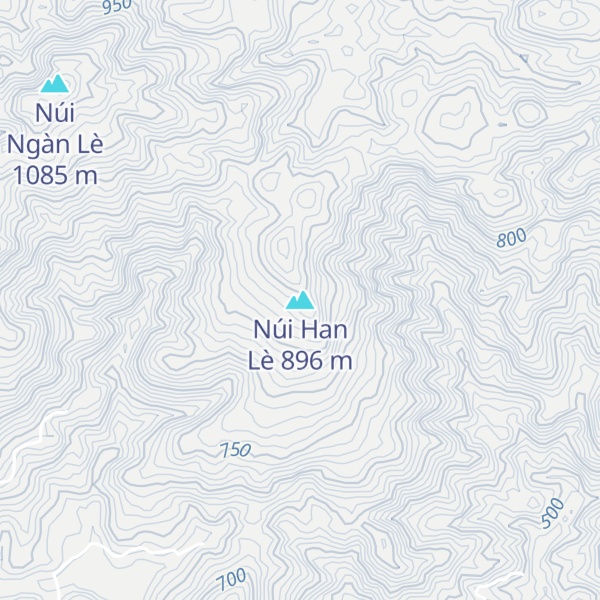 Map of Núi Han Lè