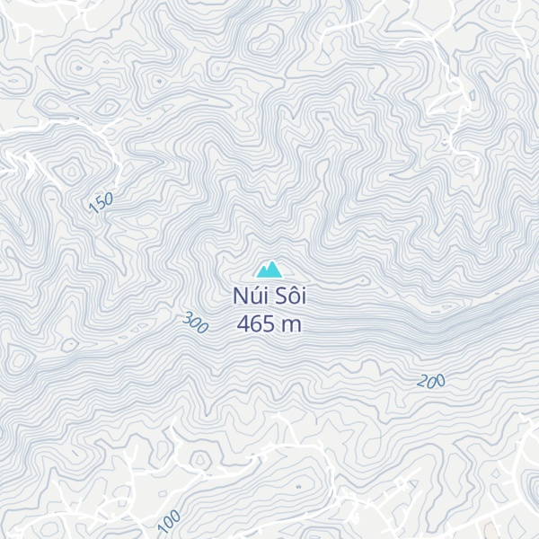 Map of Núi Sôi