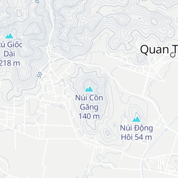 Map of Núi Cồn Găng
