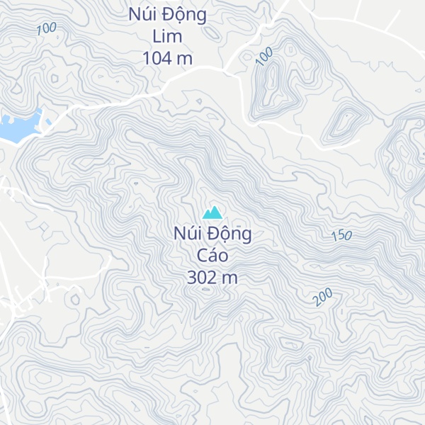Map of Núi Động Cáo