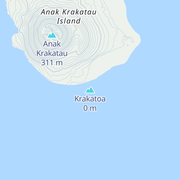 Map of Krakatoa