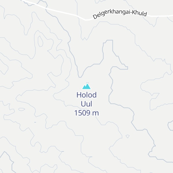 Map of Holod Uul