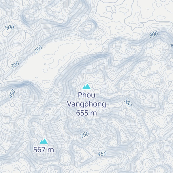 Map of Phou Vangphong
