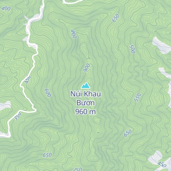 Map of Núi Khau Bươn