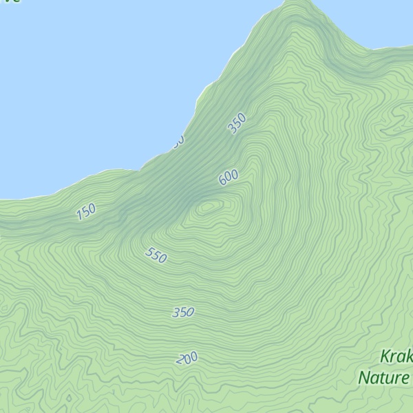 Map of Gunung Rakkata