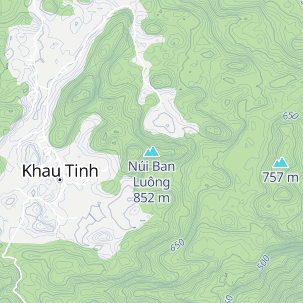 Map of Núi Ban Luông