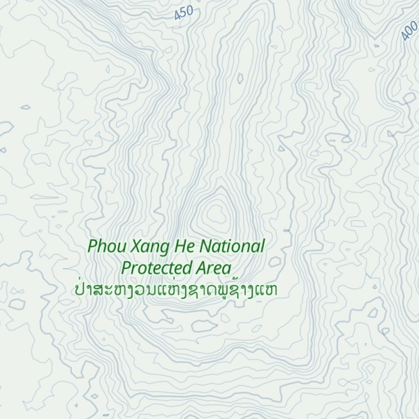 Map of Phou Phadèng