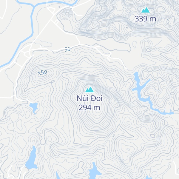 Map of Núi Đoi