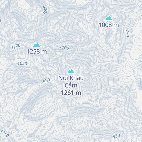 Map of Núi Khau Cắm