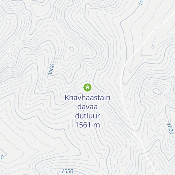 Map of Khavhaastain davaa dutluur