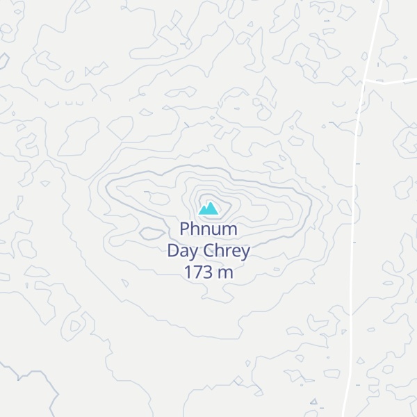 Map of Phnum Day Chrey