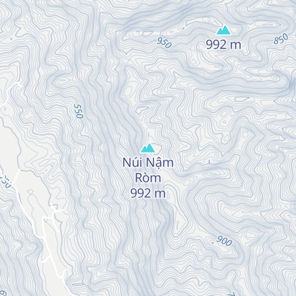 Map of Núi Nậm Ròm